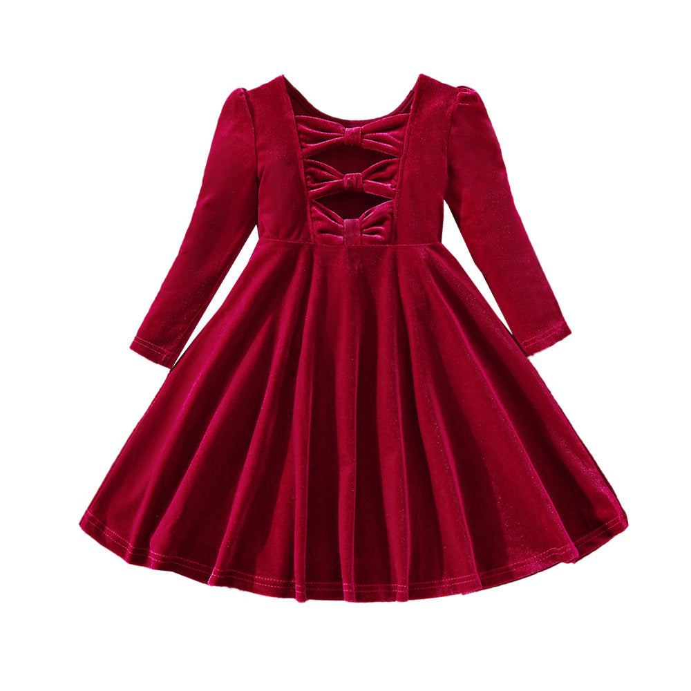 Toddler Girls Velvet Ruffle Fall Winter Dress – Miipat Official Site Toddler Girls Velvet Ruffle Fall Winter Dress – Miipat Official Site